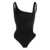 Off-White Off-White Cut-Out High-Cut Swimsuit Black