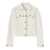 Palm Angels Palm Angels Spread-Collar Cotton Denim Jacket Beige