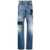 DSQUARED2 DSQUARED2 Distressed-Effect Patchwork Jeans NAVY BLUE