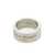 Maison Margiela Maison Margiela Logo-Engraved Ring PALLADIO BURATTATO