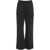 Thom / Krom Wide leg pants with drawstring Black