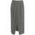 Otto d ame Longuette skirt with pleats Grey