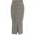 Liu Jo Collection Viscose and lurex®-blend knit skirt Grey