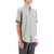 Thom Browne Striped Short-Sleeved Shirt MED GREY