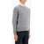 Thom Browne Wool Piqué Crewneck Pullover LT GREY