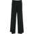 AMARANTO Pleated pants in wool blend Black