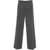 AMARANTO Pleated pants in wool blend Grey