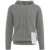 AMARANTO Knit hoodie in cashmere blend Grey