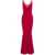 NORMA KAMALI 'Racer Fishtail' Gown Red