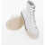 Céline Leather Alan High-Top Sneakers White