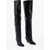 Isabel Marant Leather Lalex Over-The-Knee Western Boots 10Cm Black