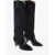 Isabel Marant Suede Liela Western Boots With Visible Stitchings 7Cm Black