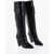 Céline Knee-Length Wilters Leather Boots 10Cm Black