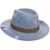 The hat gang Hat with embroideries 'Classico' Blue