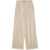 ALYSI Alysi Velvet Wide-Leg Trousers Beige