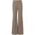 SPORTMAX Sportmax Wool Blend Flared Leg Trousers Beige