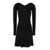 JACQUEMUS Black 'La Mini Robe Pralu' Mini Dress In Viscose Woman Black