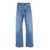 JACQUEMUS 'Le De Nimes Droit' Light Blue Five-Pocket Jeans With Logo Patch In Cotton Denim Man BLUE