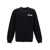 JACQUEMUS 'Le Sweatshirt Gros-Grain' Black Sweatshirt With Logo Patch In Cotton Man Black