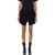 Sacai Sacai Melton Mini Skirt Black