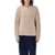 AMI Paris AMI Paris Chunky Hair Mohair Sweater Beige