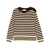 ALYSI Alysi Wool Blend Striped Sweater Beige