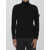 Stone Island Turtleneck Sweater In Wool Black