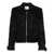 Self-Portrait Self-Portrait Chest Flap Pockets Zipped Blazer Black