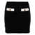 Self-Portrait Self-Portrait Patch Pockets Knitted Miniskirt Black