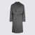 Lardini Lardini Dark Grey Wool Coat GREY