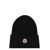 Moncler Moncler Ribbed Knit Beanie Black