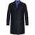 Paul Smith Paul Smith Wool Long Single-Breasted Coat BLUE