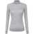 Elisabetta Franchi Elisabetta Franchi Gray Wool Turtleneck Sweater With Logo Embroidery GREY