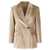 Brunello Cucinelli 'Sleek' velvet blazer Beige