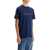 CARHARTT WIP Short Sleeve Script T-Shirt AIR FORCE BLUE / MALBEC