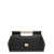 Dolce & Gabbana 'Sicily' Black Handbag With Logo Plaque In Smooth Leather Woman Black