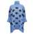 Dolce & Gabbana Dolce & Gabbana Jacquard Logo Poncho BLUE