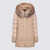 Moorer Moorer Beige Wool Down Jacket BROWN