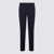 Off-White Off-White Navy Blue Viscose Blend Tailored Pants SIERRA LEONE