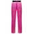 Tom Ford Fuchsia Satin Pants With Logo On Waistband In Stretch Silk Woman PURPLE