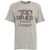 Golden Goose T-shirt in melange jersey with logo print Grey