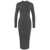 Michael Kors Stretch knit dress with glitter Silver