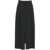 Otto d ame Long flared skirt Black