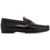 TOD'S Brushed Leather Loafers With Penny Detail NERO