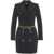 Elisabetta Franchi Blazer dress in stretch crêpe with belt Black