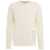 AMARANTO Knit sweater with destroyed details White