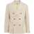 Paolo Pecora Double-breasted blazer Beige