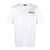 Versace Versace T-Shirt Jersey Fabric Embroidery Milano Stamp Print Clothing WHITE