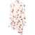 Magda Butrym Magda Butrym Draped Floral Print Midi Dress WHITE