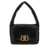 Balenciaga Balenciaga Monaco Small Leather Shoulder Bag Black